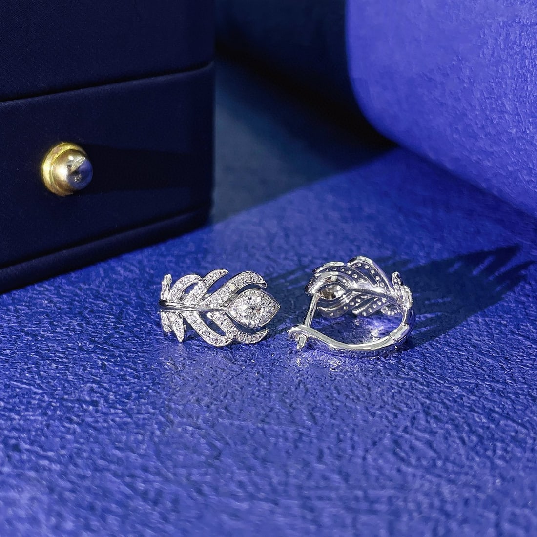 14k Gold 0.36 Ct Lab Grown Diamond Earrings - 2