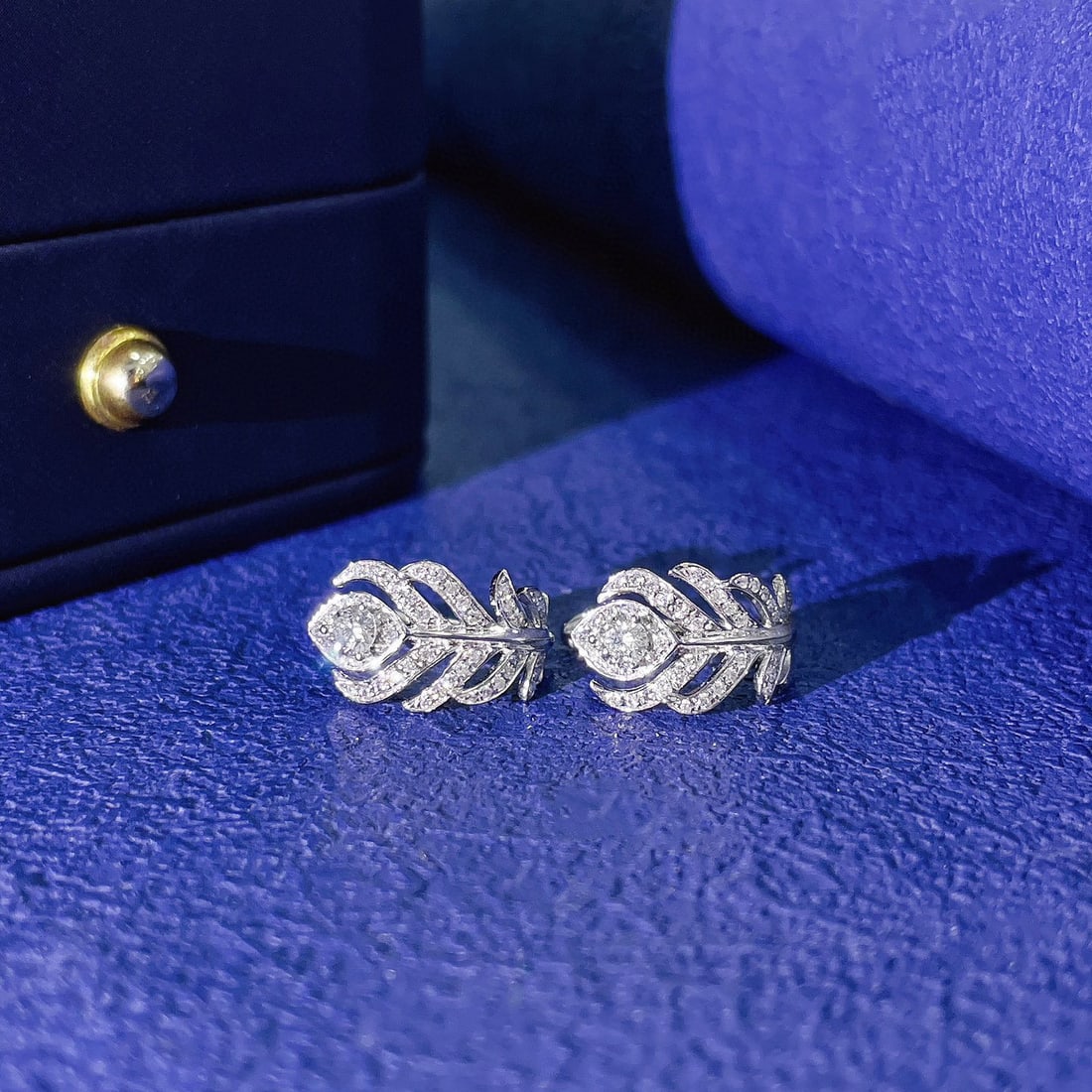 14k Gold 0.36 Ct Lab Grown Diamond Earrings - 4