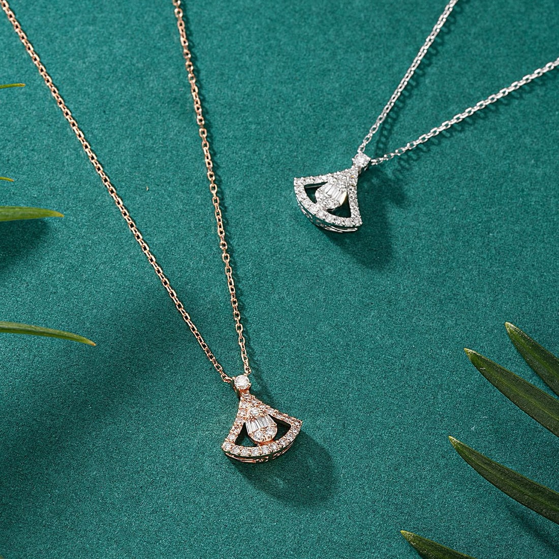 14k Gold 0.23 Ctw Natural H Diamond Pendant( Without Chain ) - 4