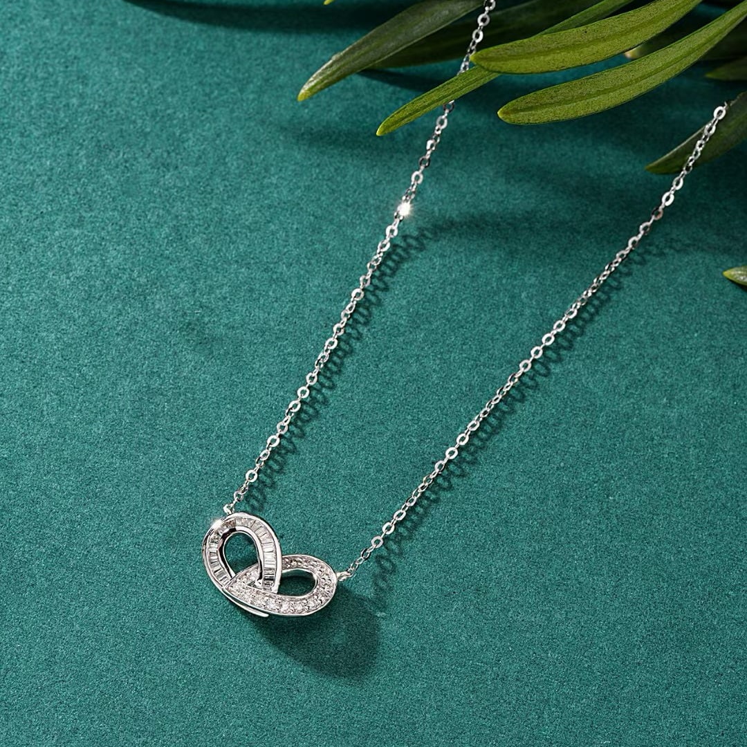 14k Gold 0.23 Ctw Natural H Diamond Necklace - 2