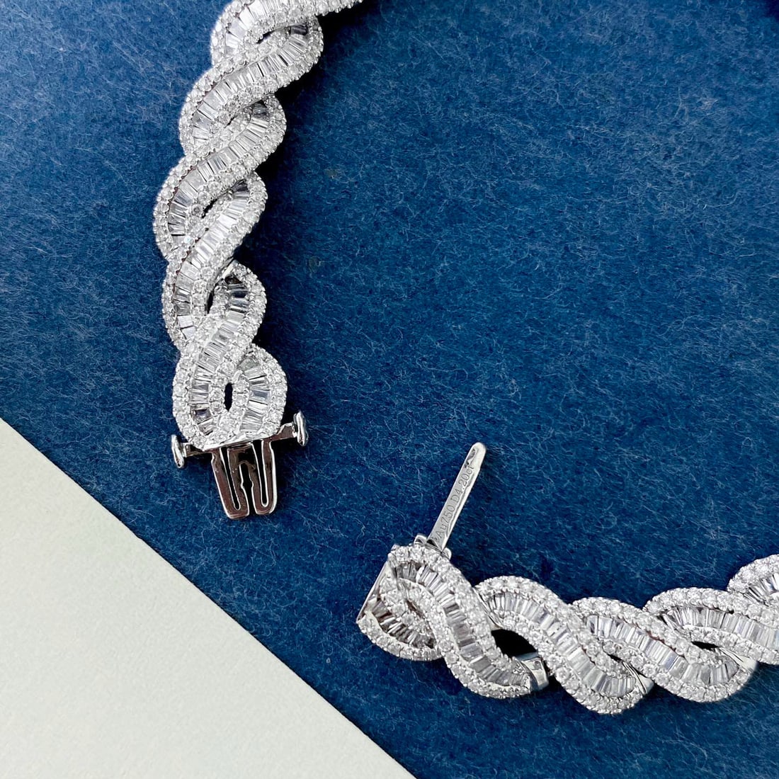 14k Gold 4.2 Ct Natural H Diamond Bracelet - 2