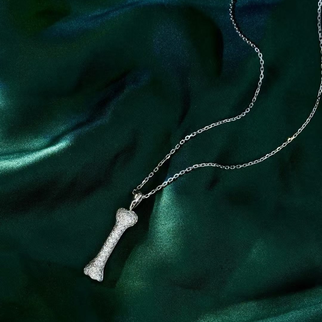 14k Gold 0.74 Ct Natural H Diamond Pendant( Without Chain ) - 3