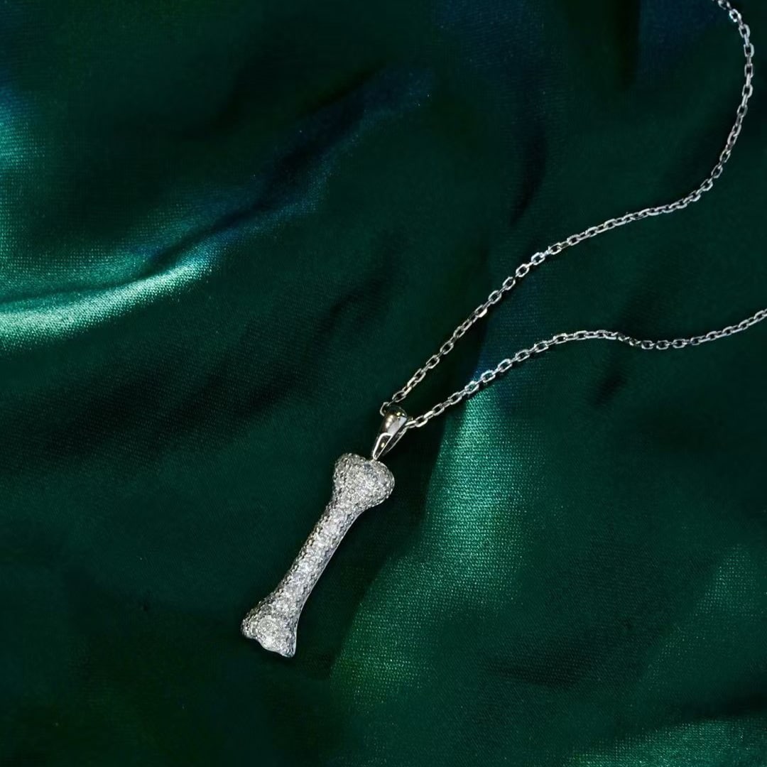 14k Gold 0.74 Ct Natural H Diamond Pendant( Without Chain ) - 4