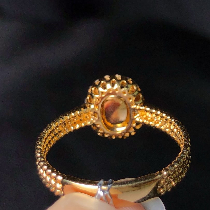 14k Gold 1.87 Ctw Natural Sapphire & Diamond Ring - 2