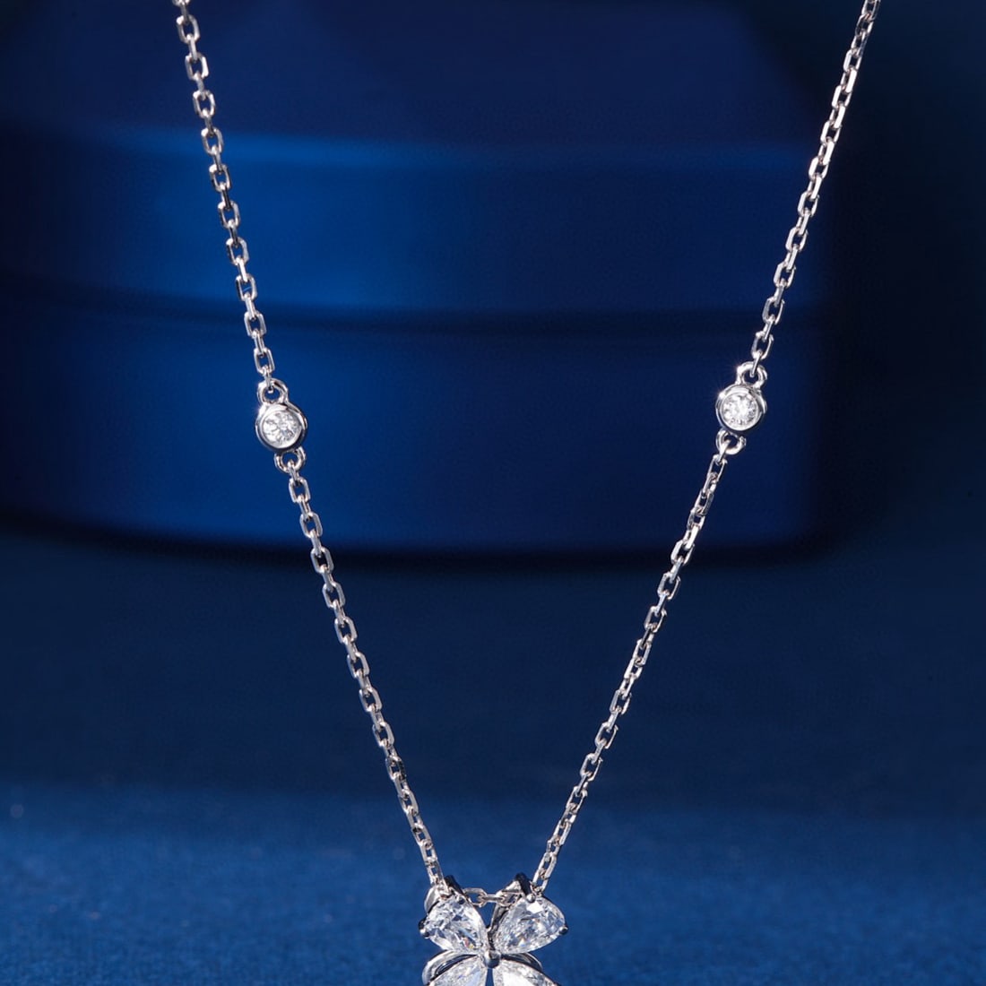 14k Gold 0.71 Ctw Natural H Diamond Necklace - 6