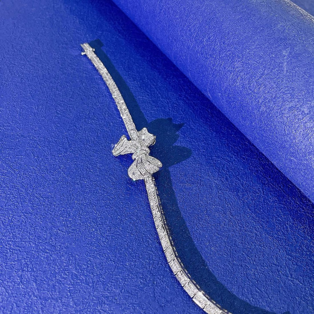 14k Gold 2.85 Ctw Natural H Diamond Bracelet - 4