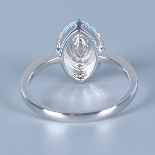 14k Gold 0.37 Ctw Natural Pink Diamond & Diamond Ring - 3