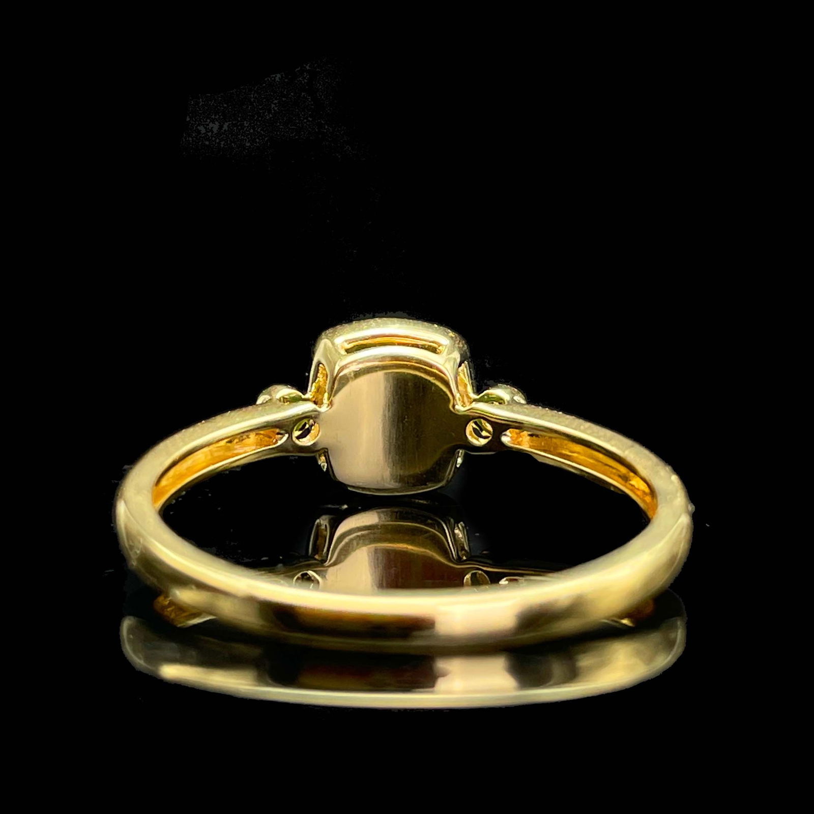 14k Gold 1.02 Ctw Vivid Green Natural Emerald & Diamond Ring - 5