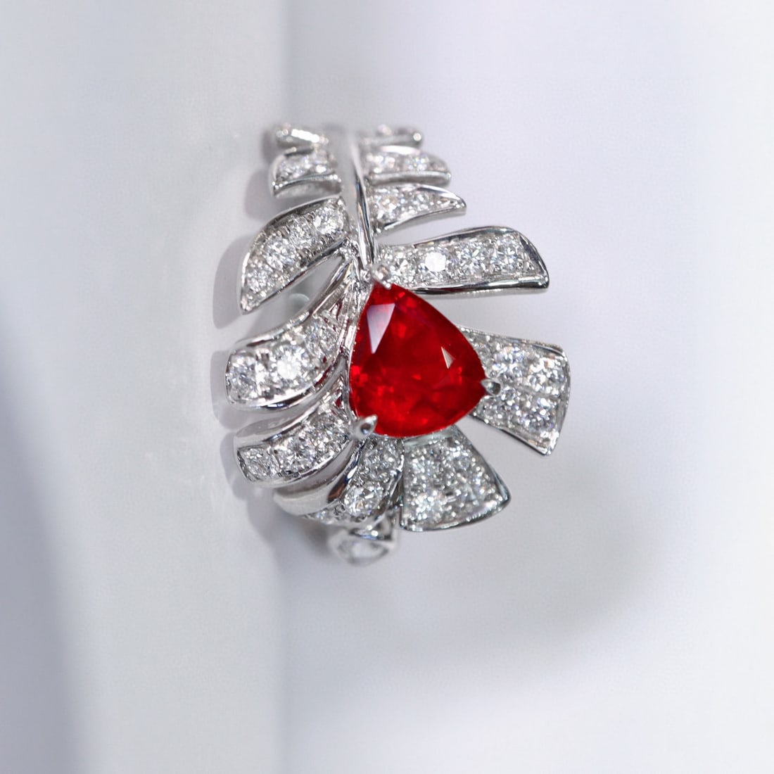 14k Gold 1.63 Ctw Natural Ruby & Diamond Ring - 8