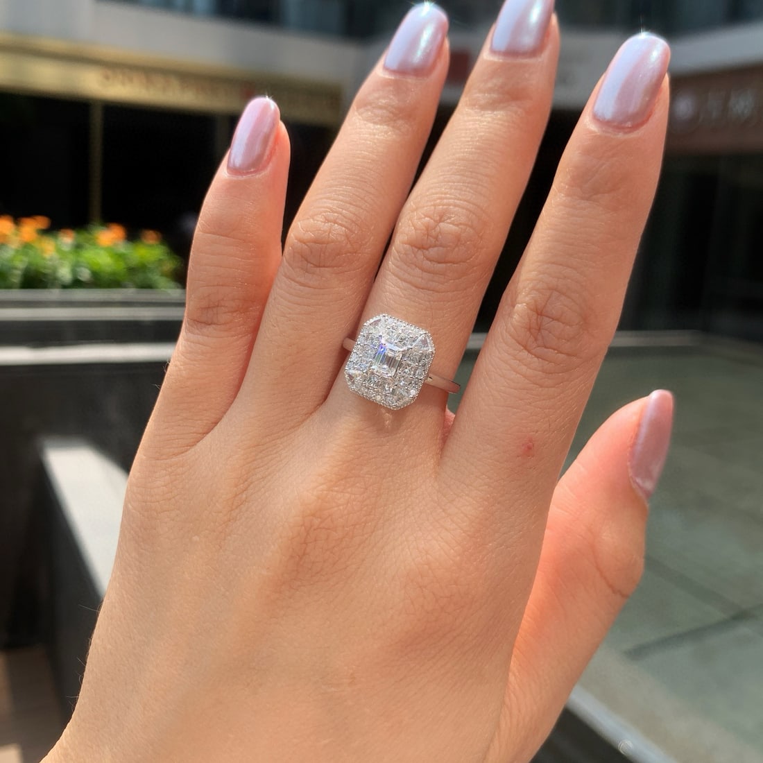 14k Gold 1.1 Ctw Natural G Diamond Ring - 5