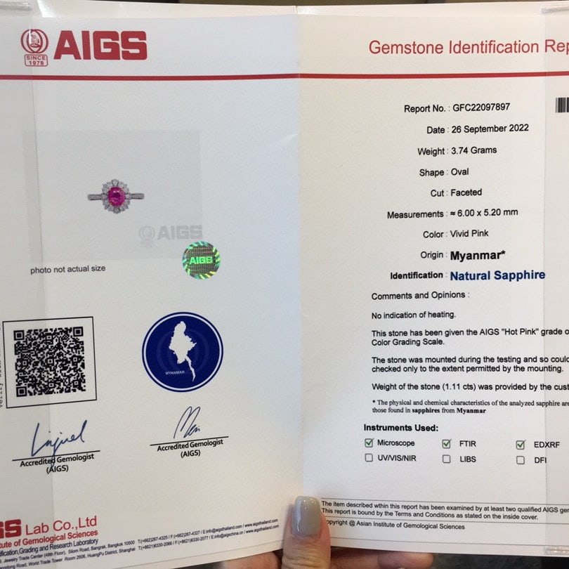 14k Gold 1.58 Ctw Natural Sapphire & Diamond Ring - 5