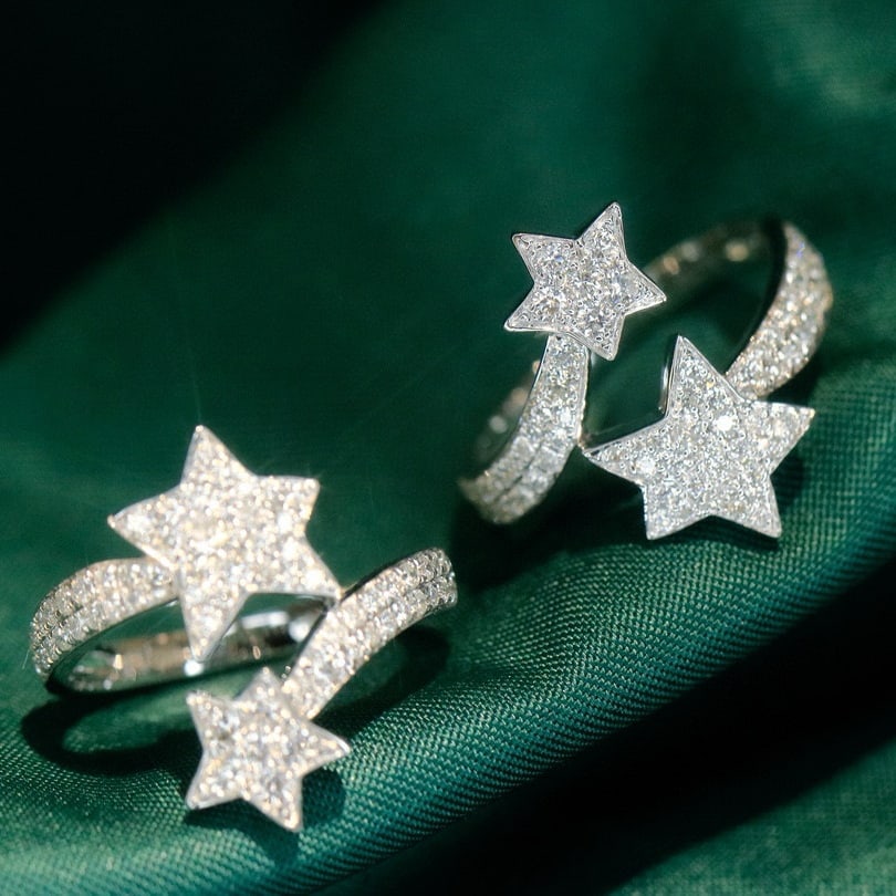 14k Gold 0.55 Ct Natural H Diamond Ring: Ref:230956123 // gold content:14k gold // ring size:7. 25us // // main gemstone:diamond // shape:round // carat weight:0. 55ct // clarity grade:vs-si // color:h // treatment:natural // cut grade:g