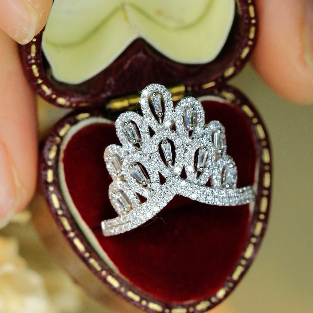 14k Gold 0.75 Ct Natural H Diamond Ring: Ref:230956128 // gold content:14k gold // ring size:7. 25us // // main gemstone:diamond // shape:multiply // carat weight:0. 75ct // clarity grade:vs-si // color:h // treatment:natural //