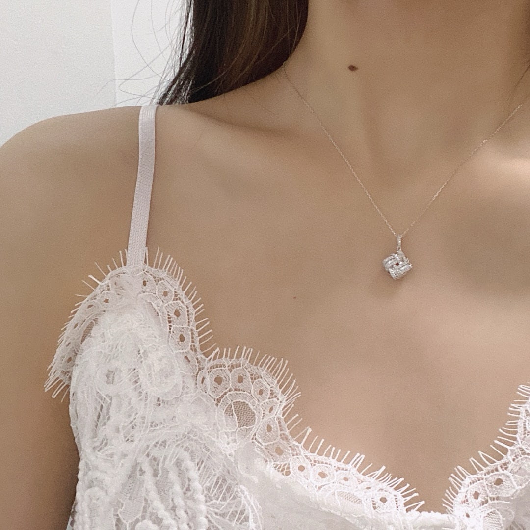 14k Gold 0.55 Ct Natural H Diamond Pendant( Without Chain ) - 6