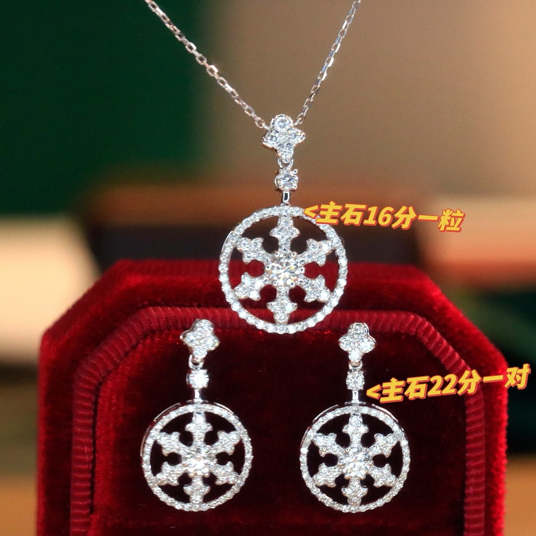 14k Gold 1.46 Ctw Natural H Diamond Jewelry Set: Ref:230956134 // gold content:14k gold // earrings // main gemstone:diamond // shape:round // carat weight:0. 9ct // clarity grade:vs-si // color:h // treatment:natural // cut grade:g // //