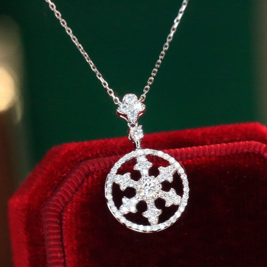 14k Gold 1.46 Ctw Natural H Diamond Jewelry Set - 3