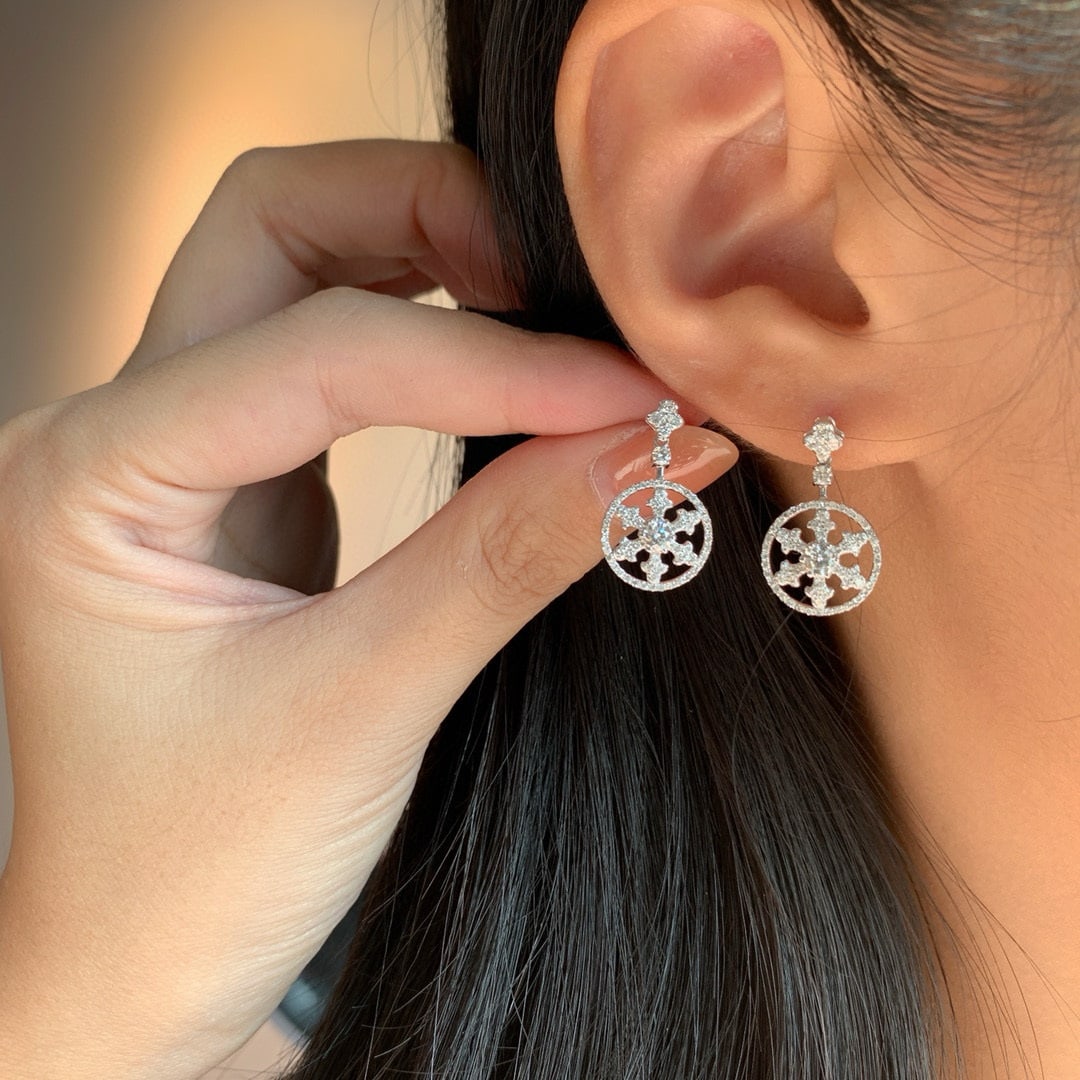 14k Gold 1.46 Ctw Natural H Diamond Jewelry Set - 7