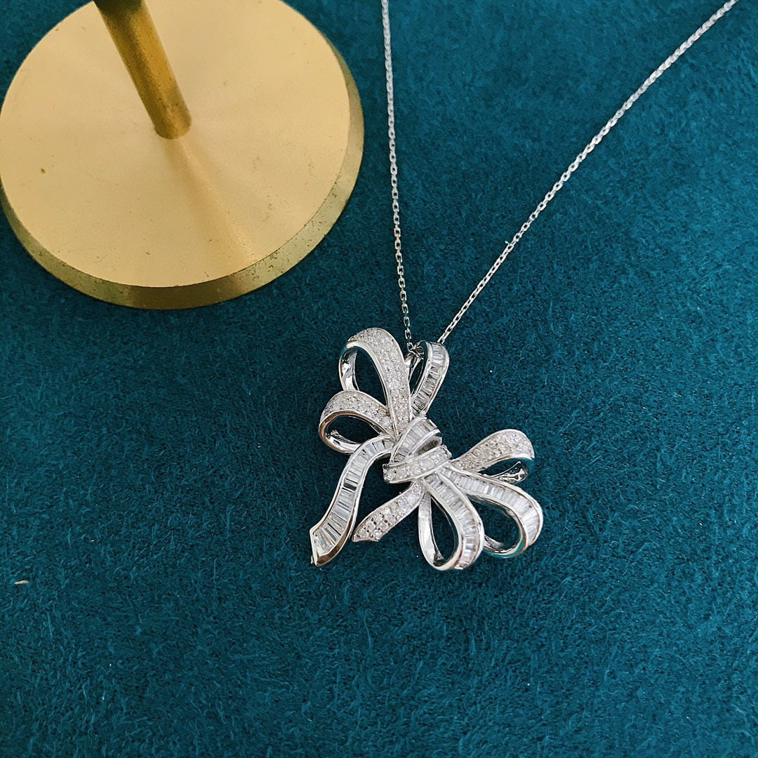 14k Gold 0.68 Ct Natural H Diamond Pendant( Without Chain ) - 2