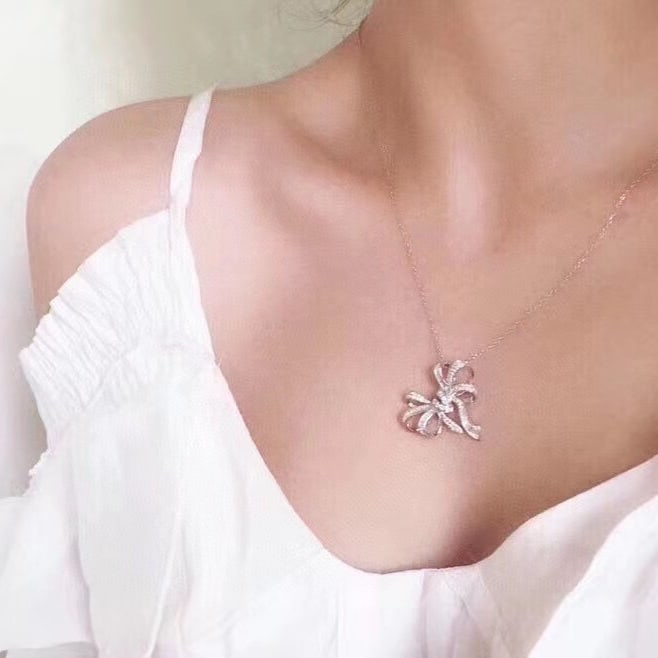 14k Gold 0.68 Ct Natural H Diamond Pendant( Without Chain ) - 8