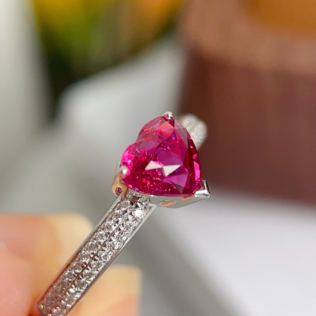 14k Gold 1.21 Ctw Natural Ruby & Diamond Ring - 2