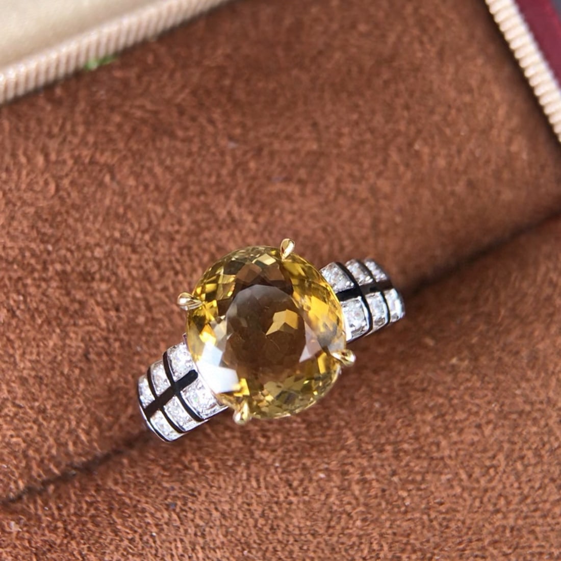 14k Gold 3.57 Ctw Natural Tourmaline & Diamond Ring - 3