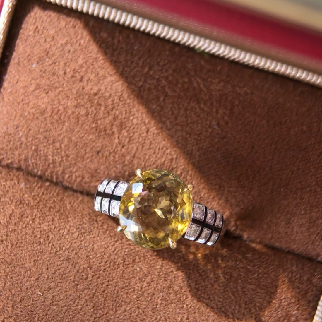 14k Gold 3.57 Ctw Natural Tourmaline & Diamond Ring - 4