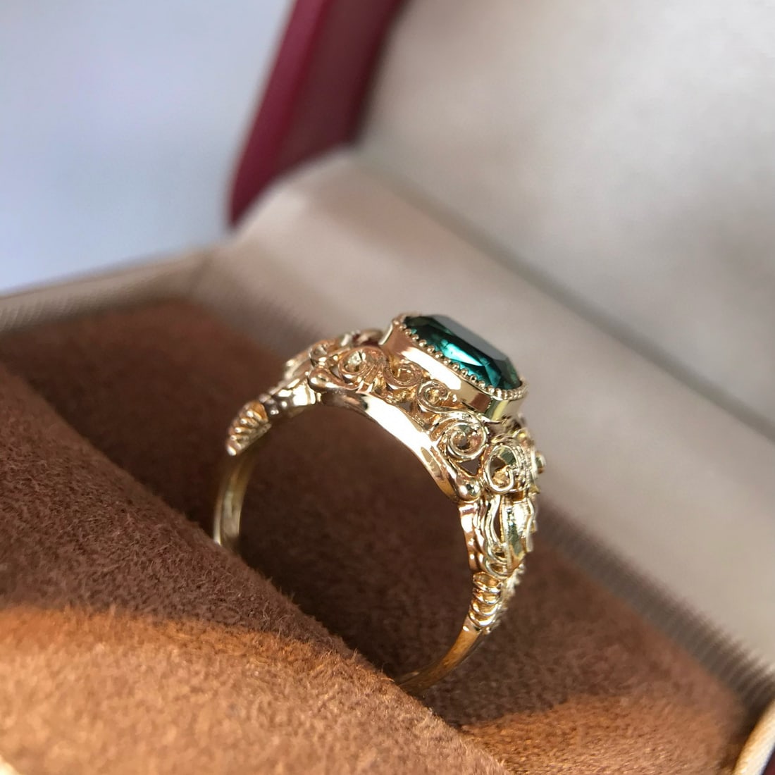 14k Gold 2.01 Ct Natural Tourmaline Ring - 6