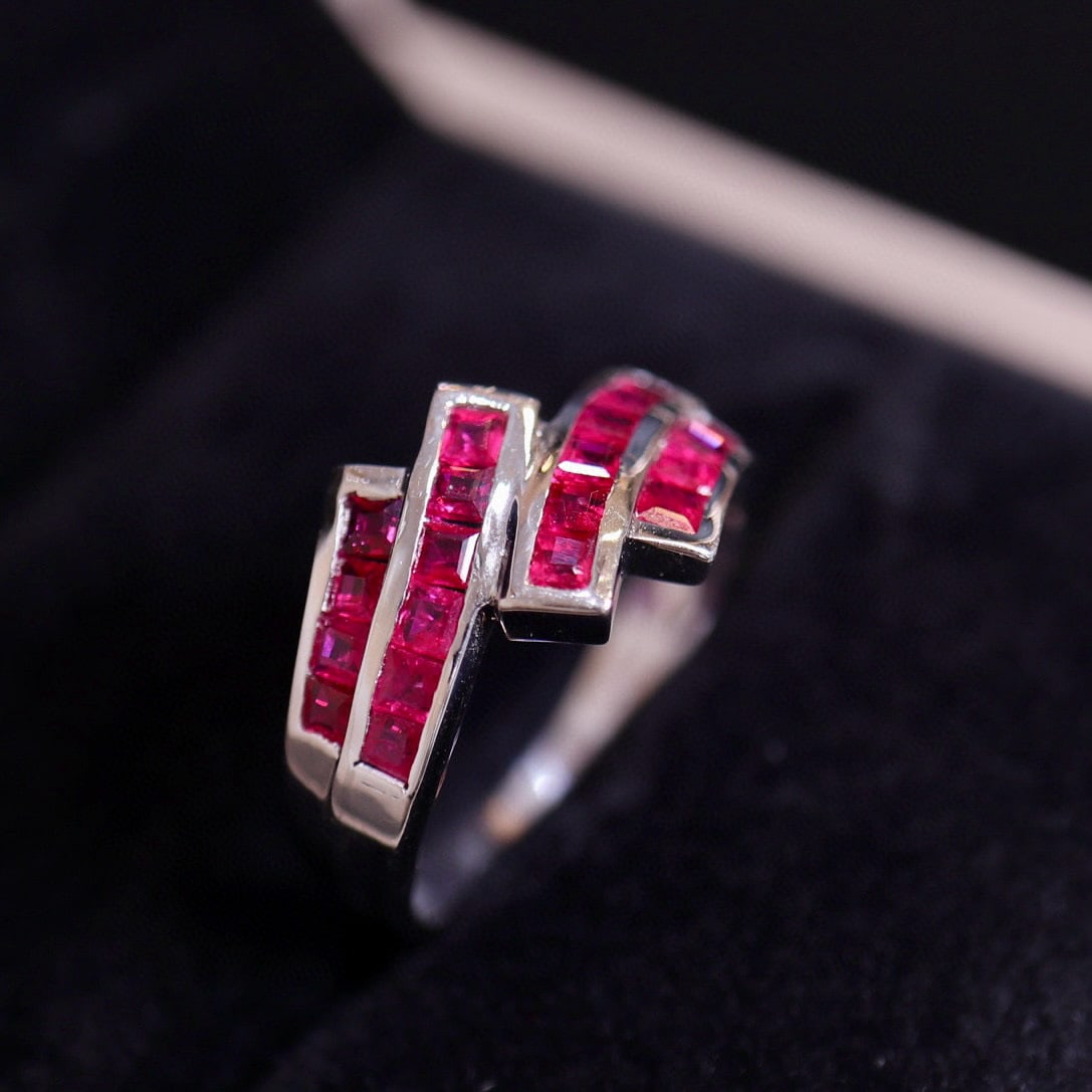 14k Gold 1.12 Ct Natural Ruby Ring - 2