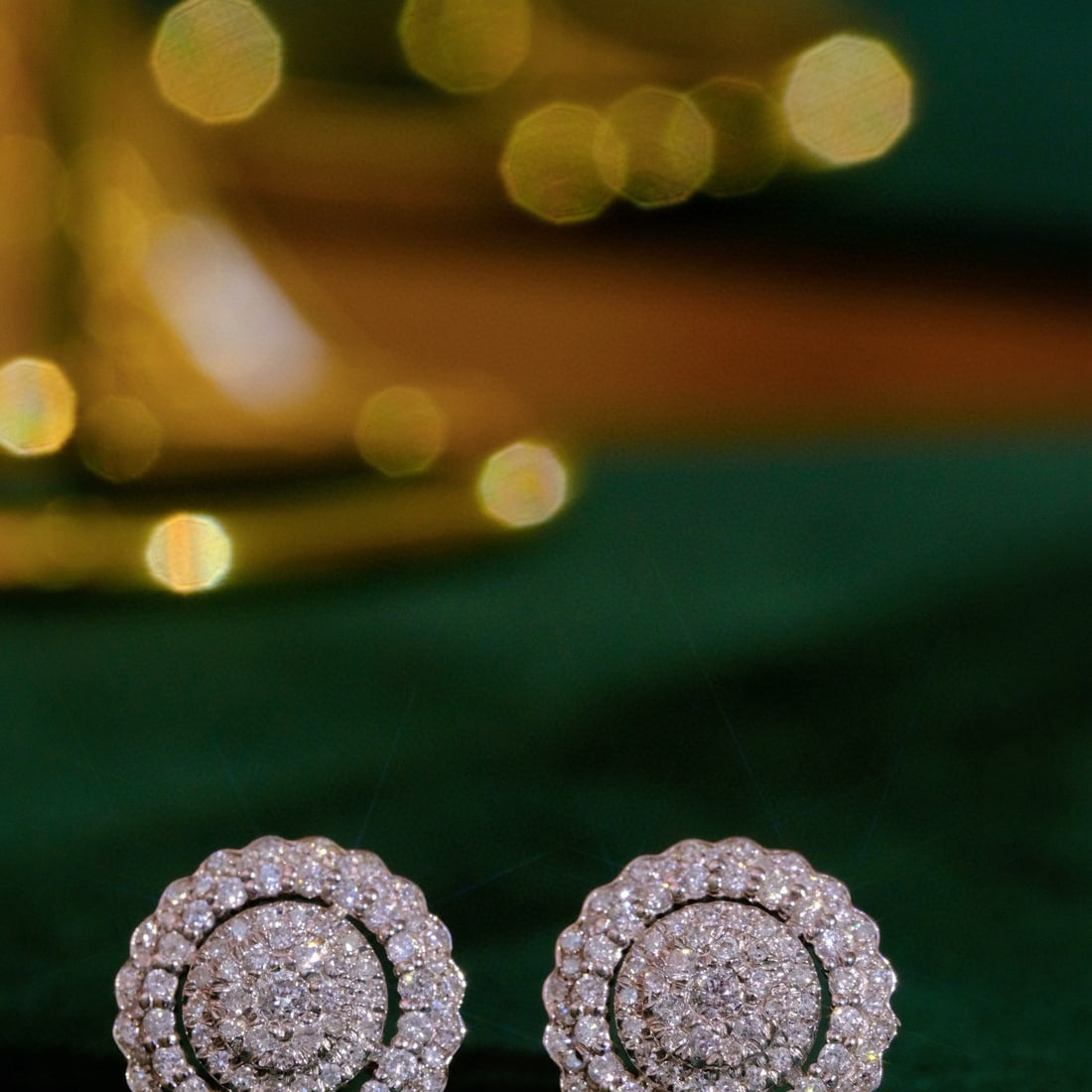 14k Gold 1 Ct Natural H Diamond Earrings - 6