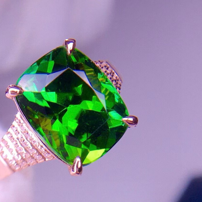 14k Gold 5.85 Ct Natural Tourmaline Ring - 2