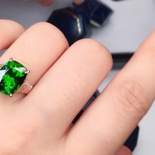 14k Gold 5.85 Ct Natural Tourmaline Ring - 7