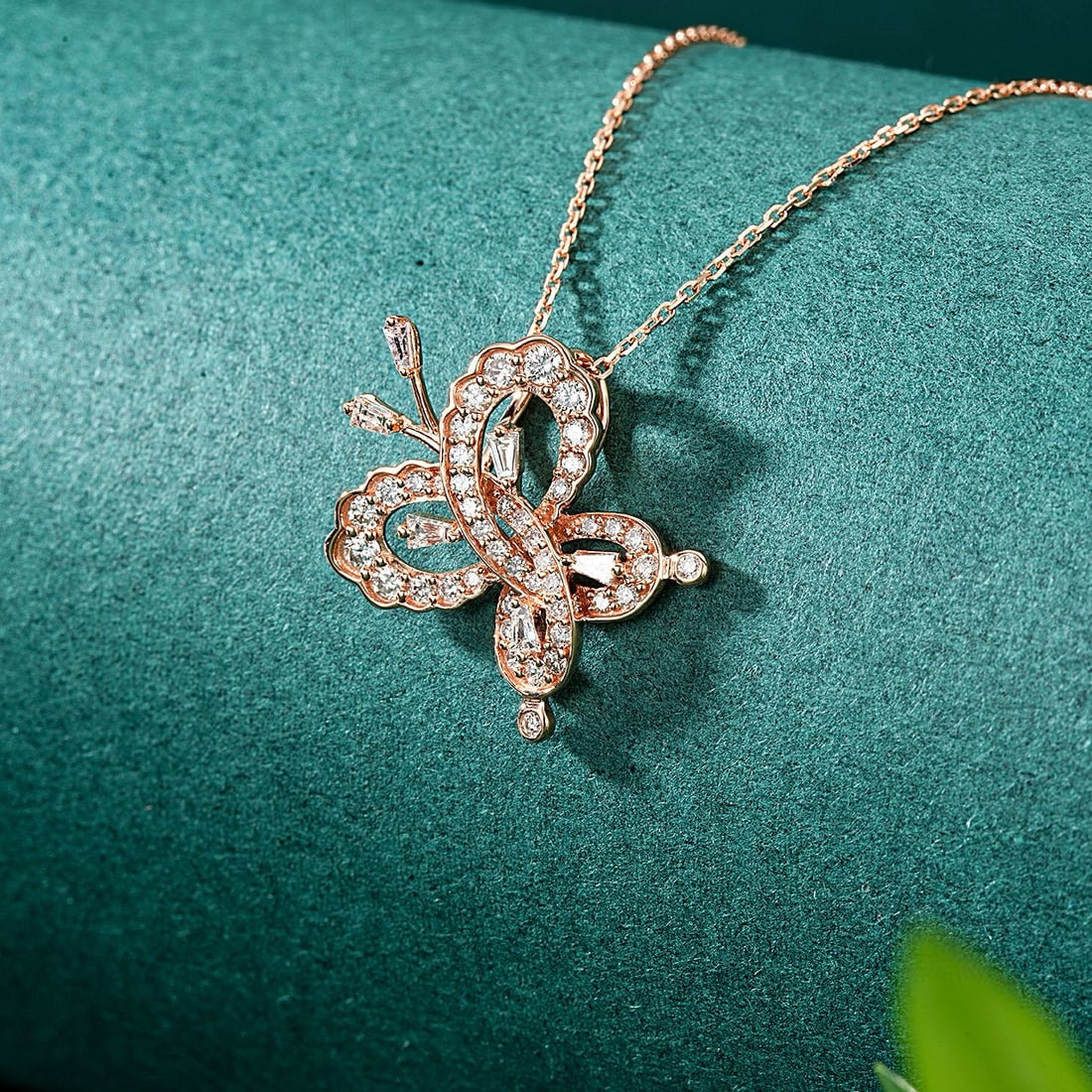 14k Gold 0.51 Ctw Natural H Diamond Pendant( Without Chain ) - 2