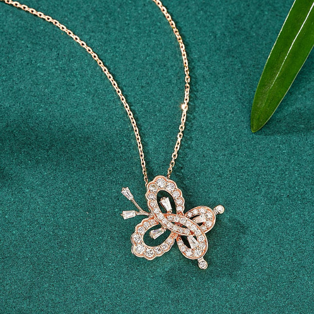 14k Gold 0.51 Ctw Natural H Diamond Pendant( Without Chain ) - 3