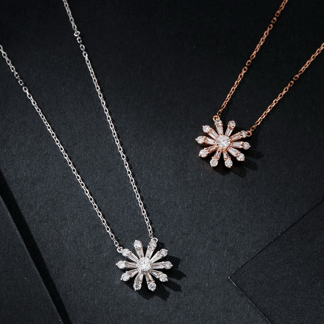 14k Gold 0.47 Ctw Natural H Diamond Necklace: Ref:230956442 // gold content:14k gold // main gemstone:diamond // shape:baguette // carat weight:0. 21ct // clarity grade:vs-si // color:h // treatment:natural // // adjacent gemstone 2 : diamond