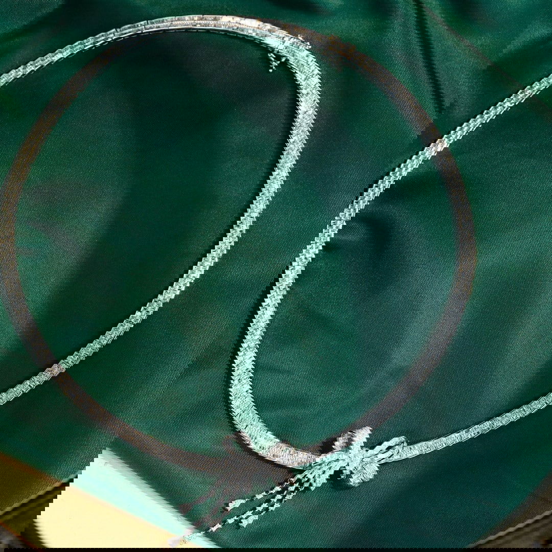 14k Gold 7.8 Ct Natural H Diamond Necklace - 7