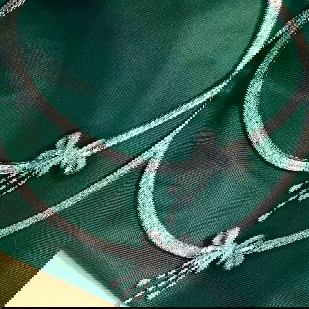 14k Gold 7.8 Ct Natural H Diamond Necklace - 8