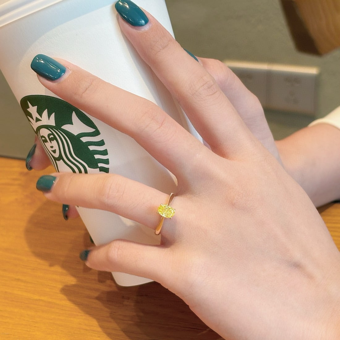 14k Gold 0.81 Ct Lab Grown Diamond Ring - 3