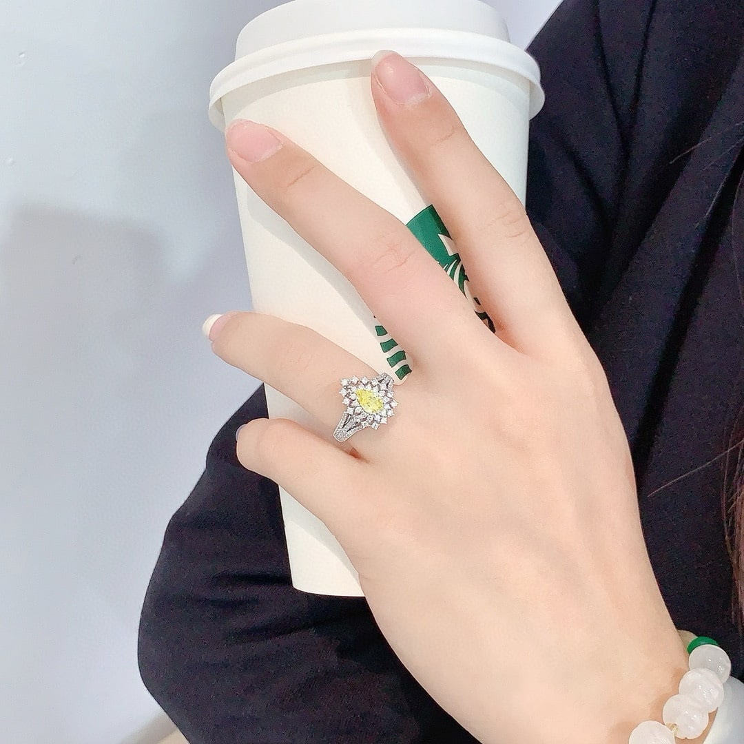 14k Gold 1.21 Ctw Lab Grown Diamond & Diamond Ring/pendant( Without Chain ) - 2