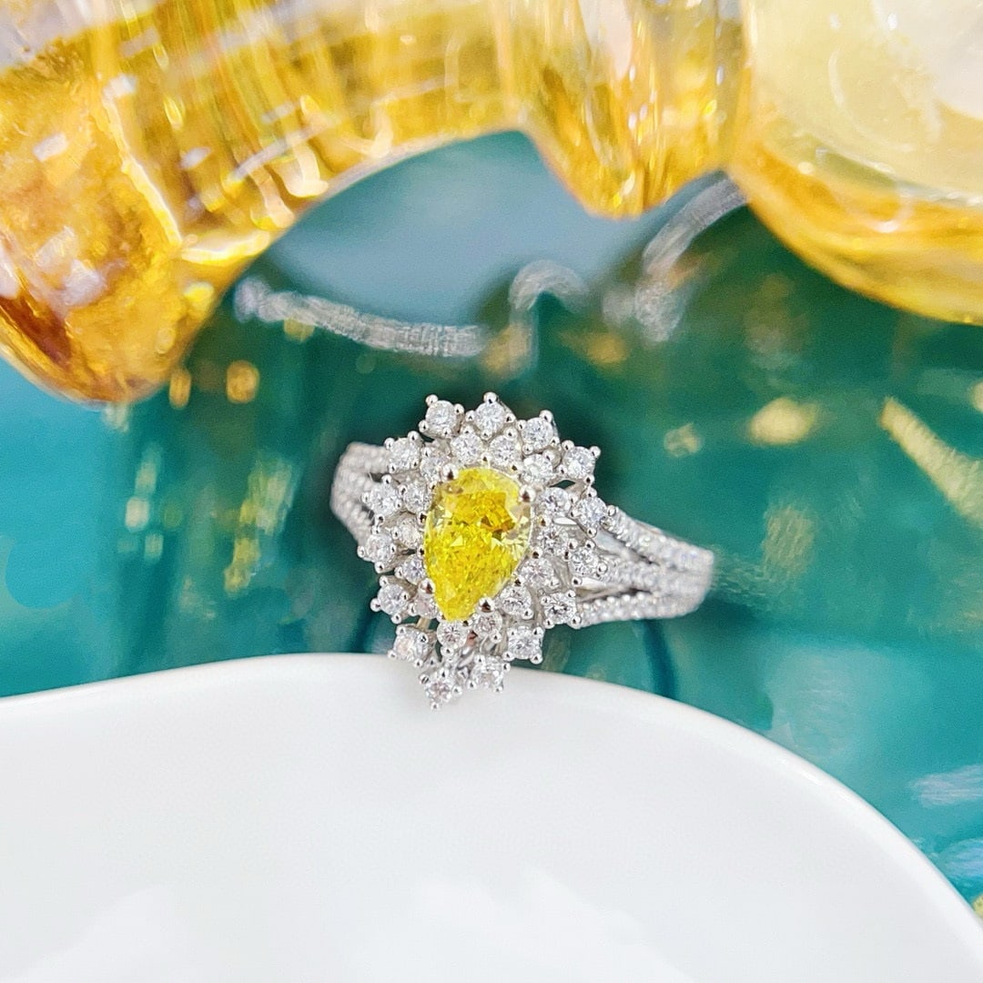 14k Gold 1.21 Ctw Lab Grown Diamond & Diamond Ring/pendant( Without Chain ) - 3