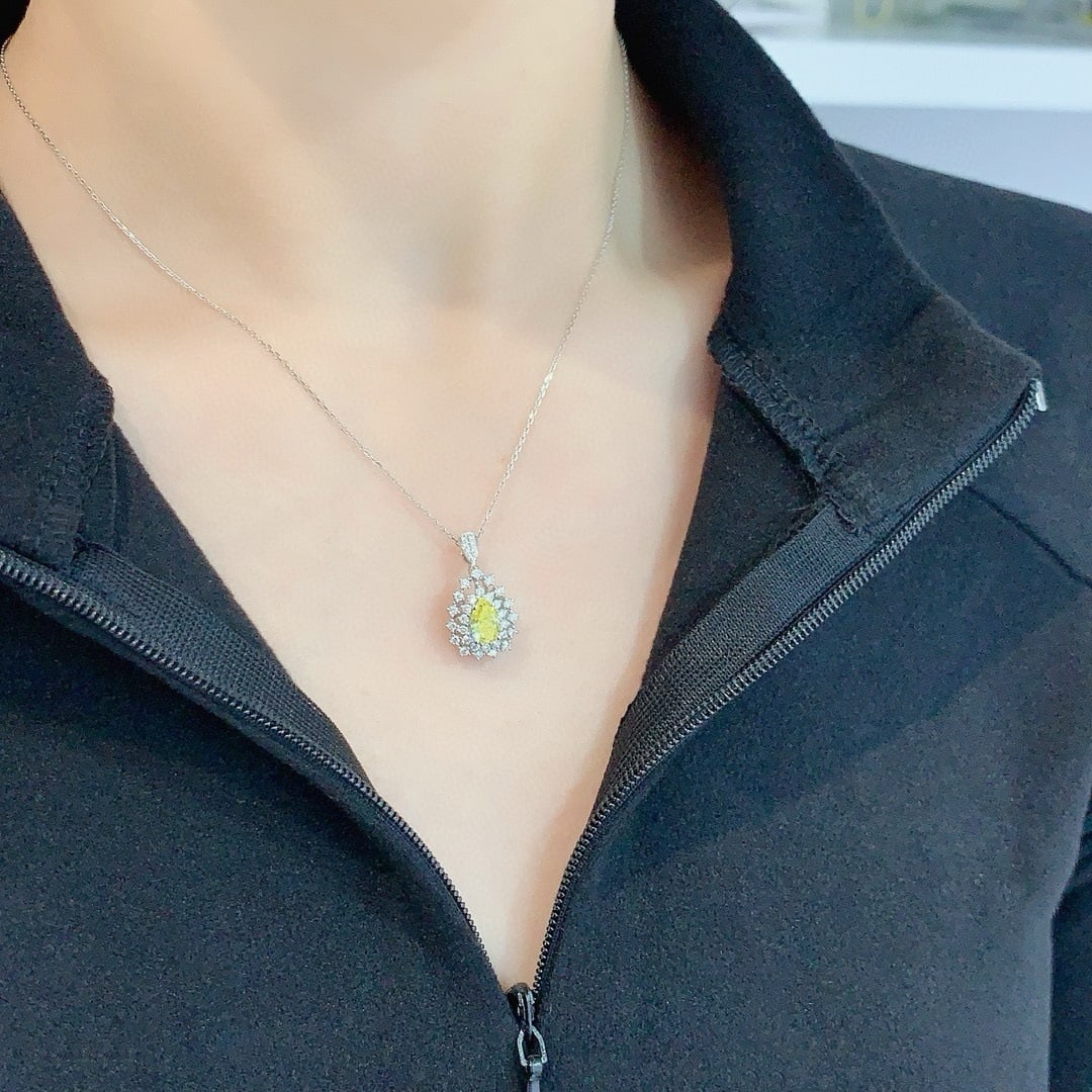 14k Gold 1.21 Ctw Lab Grown Diamond & Diamond Ring/pendant( Without Chain ) - 6