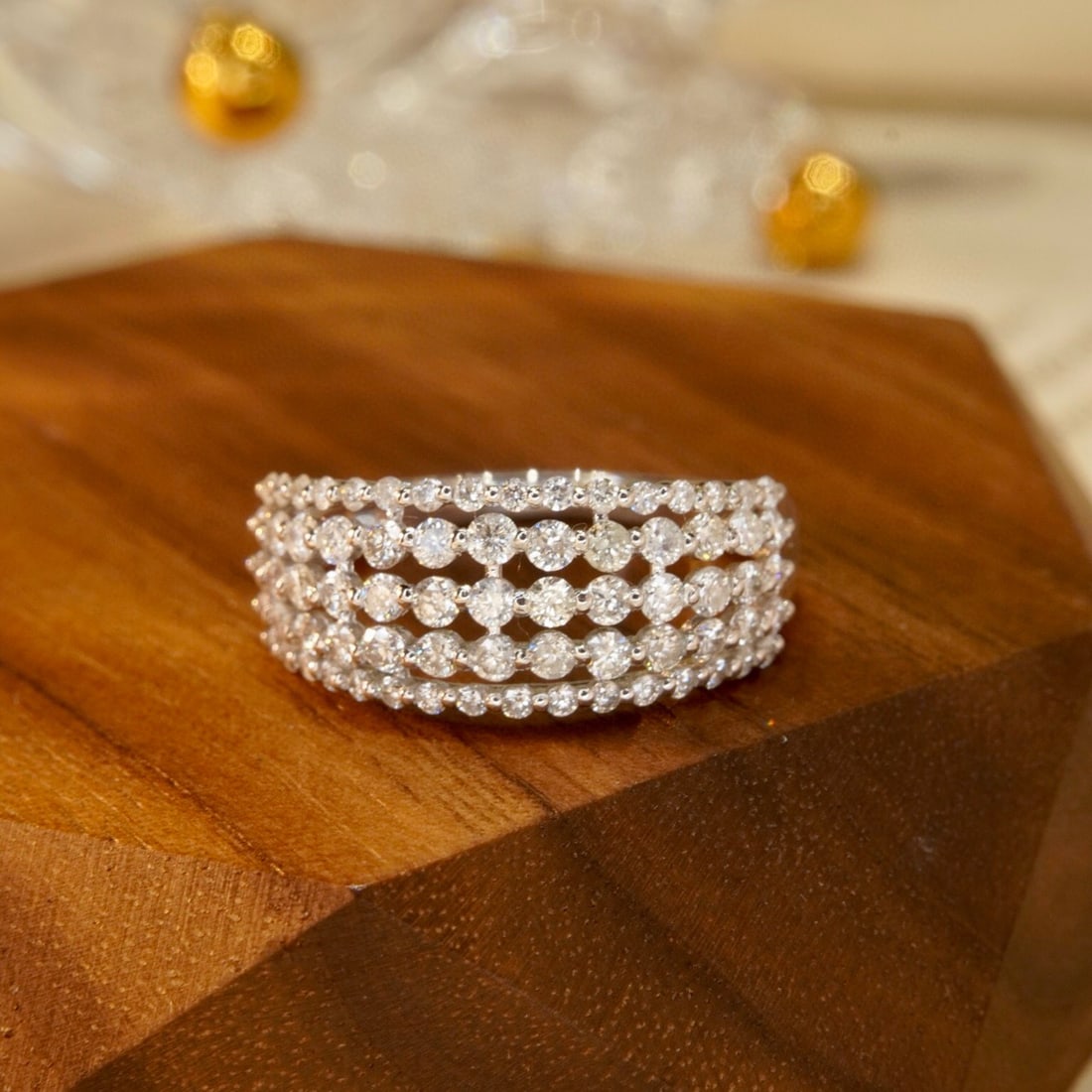 14k Gold 1.10 Ct Natural H Diamond Ring: Ref:230957155 // gold content:14k gold // ring size:7. 25us // // main gemstone:diamond // shape:round // carat weight:1. 10ct // clarity grade:vs-si // color:h // treatment:natural // cut grade:g