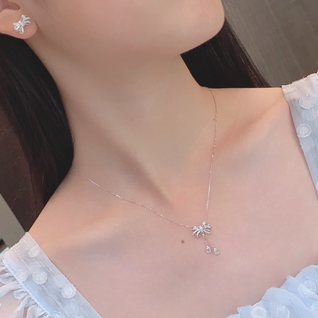 14k Gold 0.38 Ct Natural H Diamond Earrings - 9