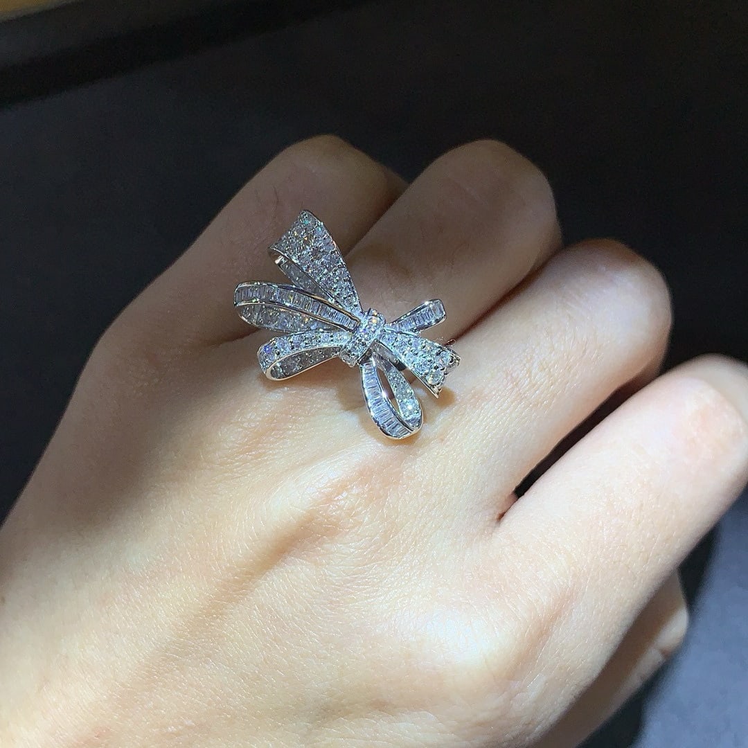 14k Gold 1 Ct Natural H Diamond Ring - 9