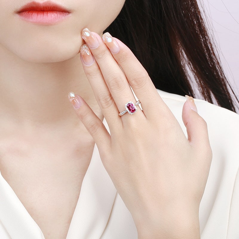 14k Gold 1.46 Ctw Natural Sapphire & Diamond Pendant( Without Chain ) - 4