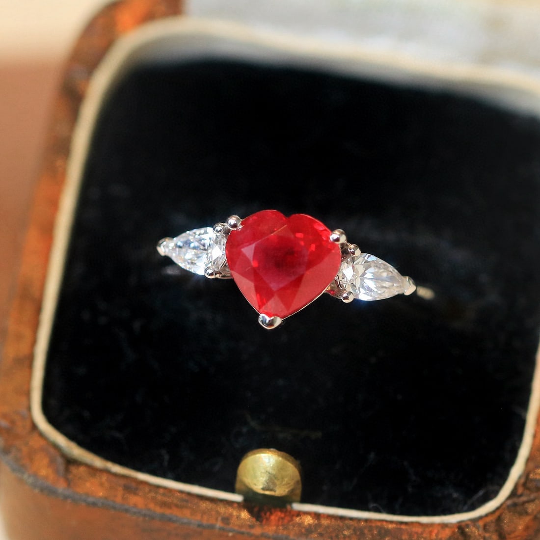 14k Gold 2.38 Ctw Natural Ruby & Diamond Ring - 3