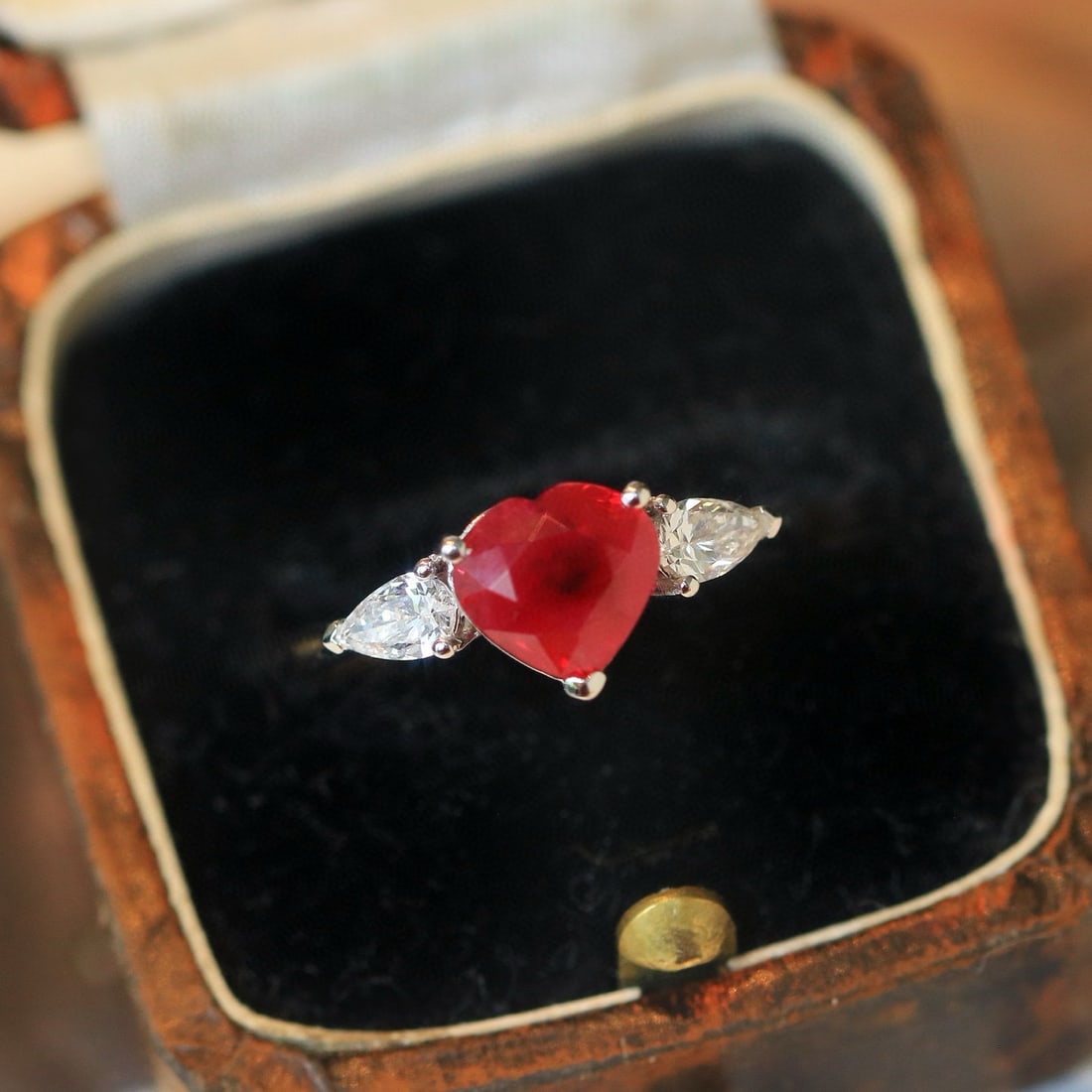 14k Gold 2.38 Ctw Natural Ruby & Diamond Ring - 5