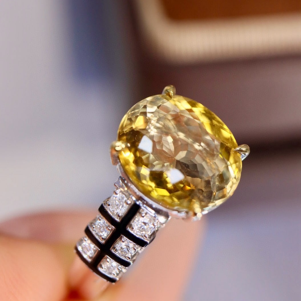 14k Gold 3.57 Ctw Natural Tourmaline & Diamond Ring - 3