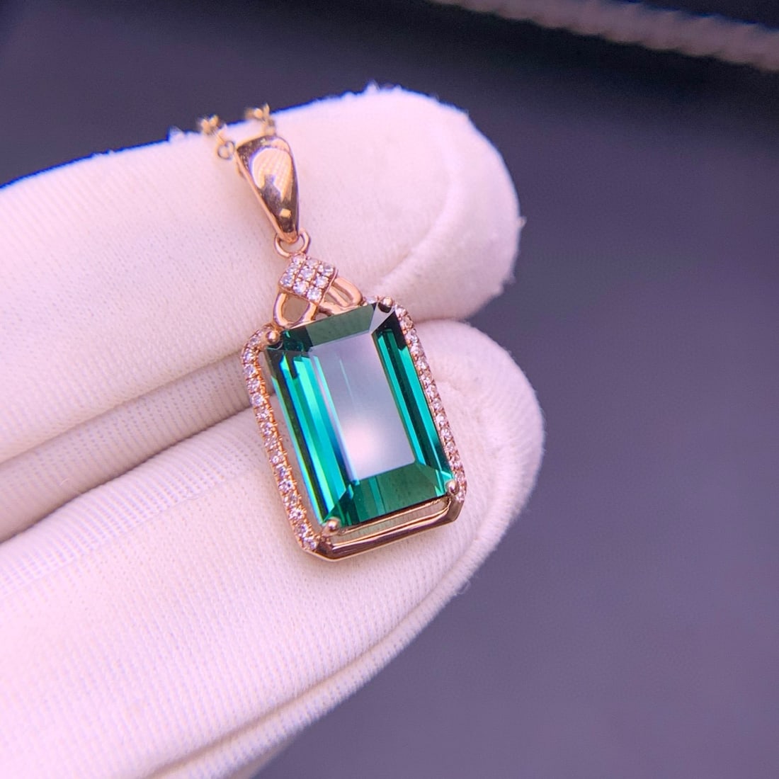 14k Gold 2.42 Ctw Natural Sapphire & Diamond Earrings - 2