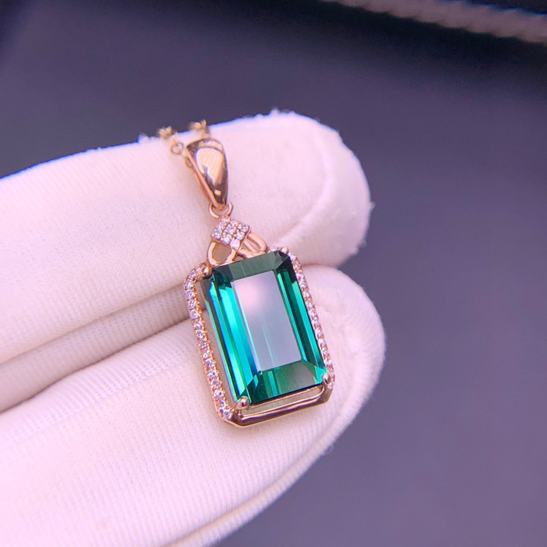 14k Gold 2.42 Ctw Natural Sapphire & Diamond Earrings - 9