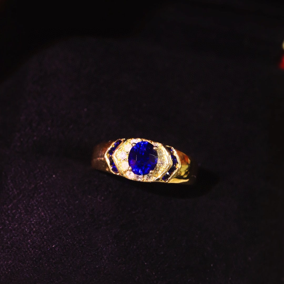 14k Gold 1.04 Ctw Natural Ruby & Diamond Ring - 8